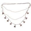 Triple Strand Tassel Necklace