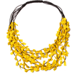 Multi Strand Fabric Necklace