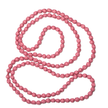 Extra Long Fabric Ball Necklace