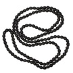 Extra Long Fabric Ball Necklace