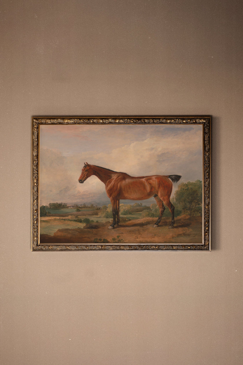 MAJESTÉ ÉQUESTRE, CADRE VINTAGE BRONZE