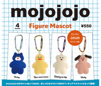 【ガチャ蔵】mojojojo Figure Mascot[Complete Set of 4]