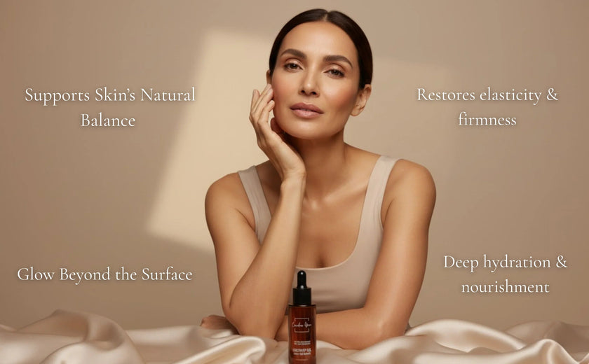 Huile de Rose Musquée 100% Bio de Canadian Grace – Pressée à froid, Pure et Premium pour la régénération et l'hydratation de la peau.