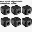 Magnetic Under Desk Cable Management Organizer – Wire & Cord Holder Clips
