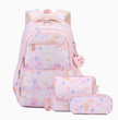 Girls Galaxy Backpack – Cartoon Print Campus School Bag (Backpack or 3-Piece Set)
