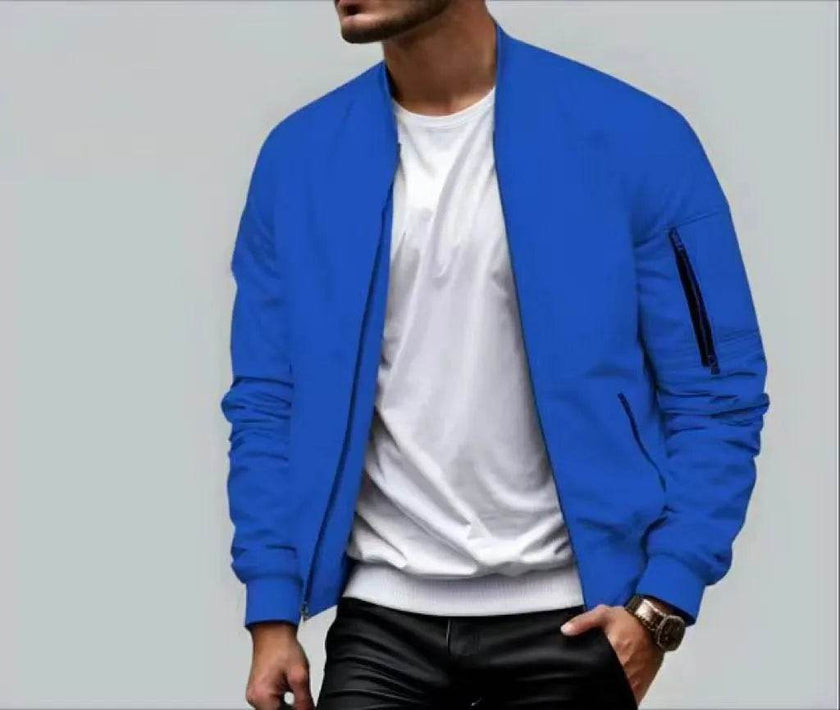 Men's Casual Baseball Varsity Jacket Spring And Autumn