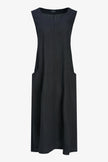 Women's Knit Woven Combo Dress