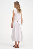 Women's Knit Woven Combo Dress