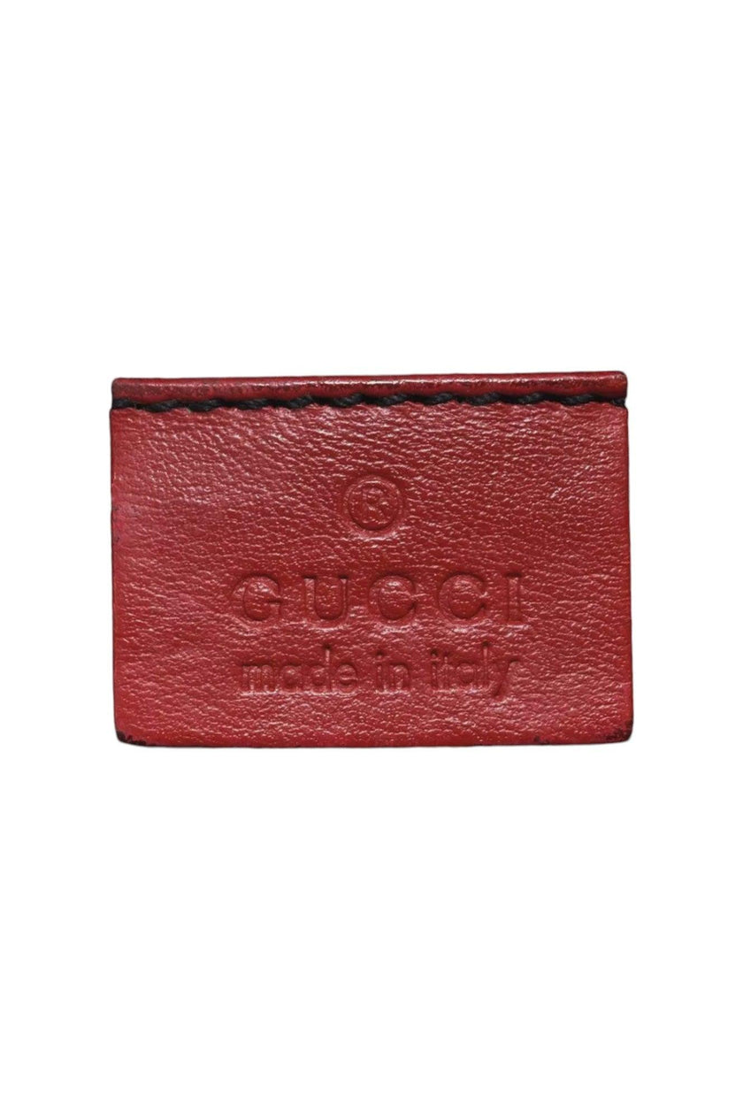 GUCCI Shoulder Cross Body Bag GG Canvas Leather 0190348 Black 9211K