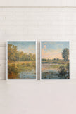 COMBINAISON CROATIAN WATERS (2 Oeuvres sur toile étirée)