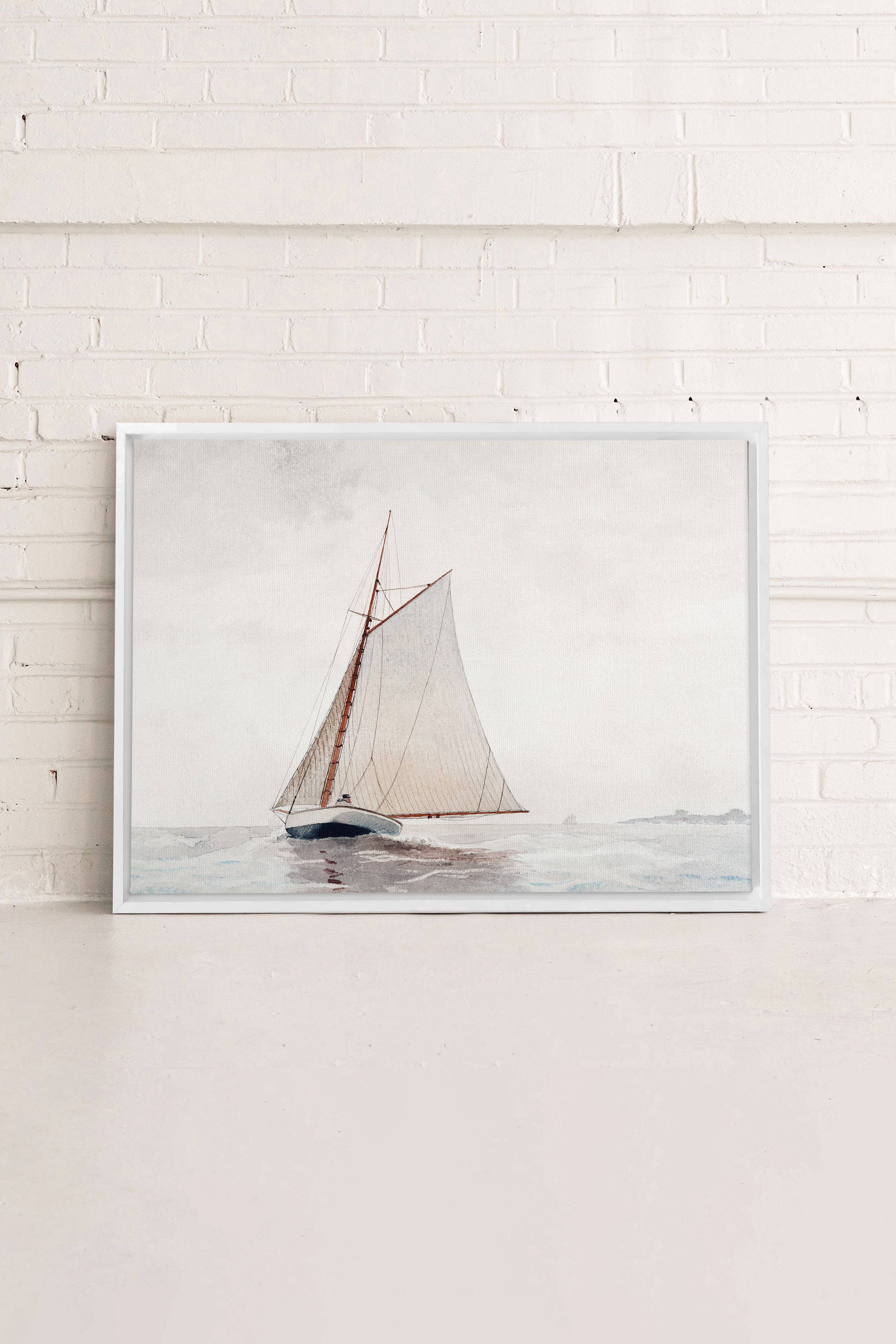 MARÉE DOUCE, Oeuvre sur toile étirée