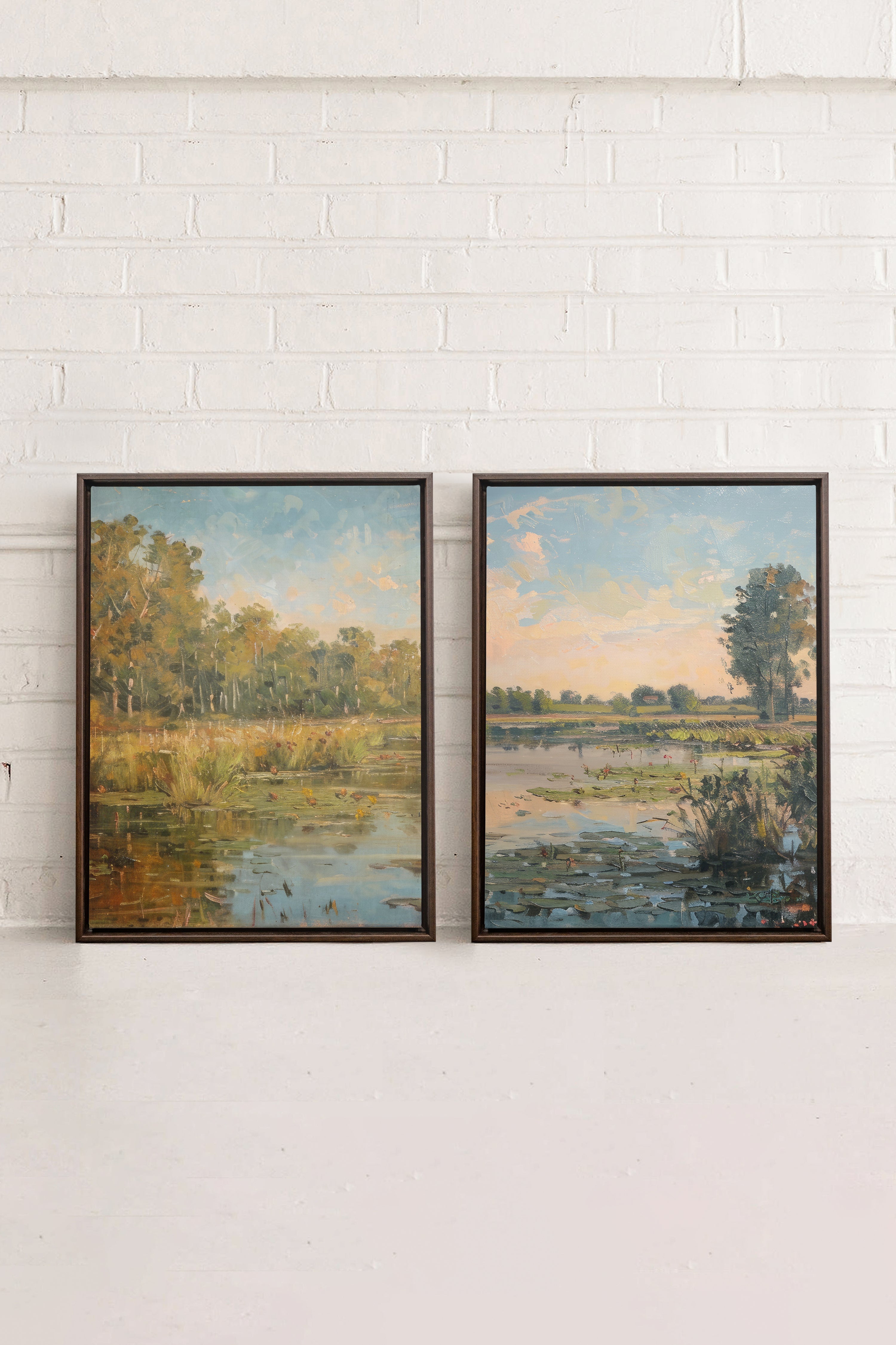 COMBINAISON CROATIAN WATERS (2 Oeuvres sur toile étirée)