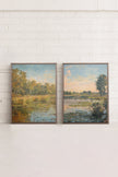 COMBINAISON CROATIAN WATERS (2 Oeuvres sur toile étirée)