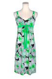ESTAM Women A-Line Dresses Regular fit in Green - S