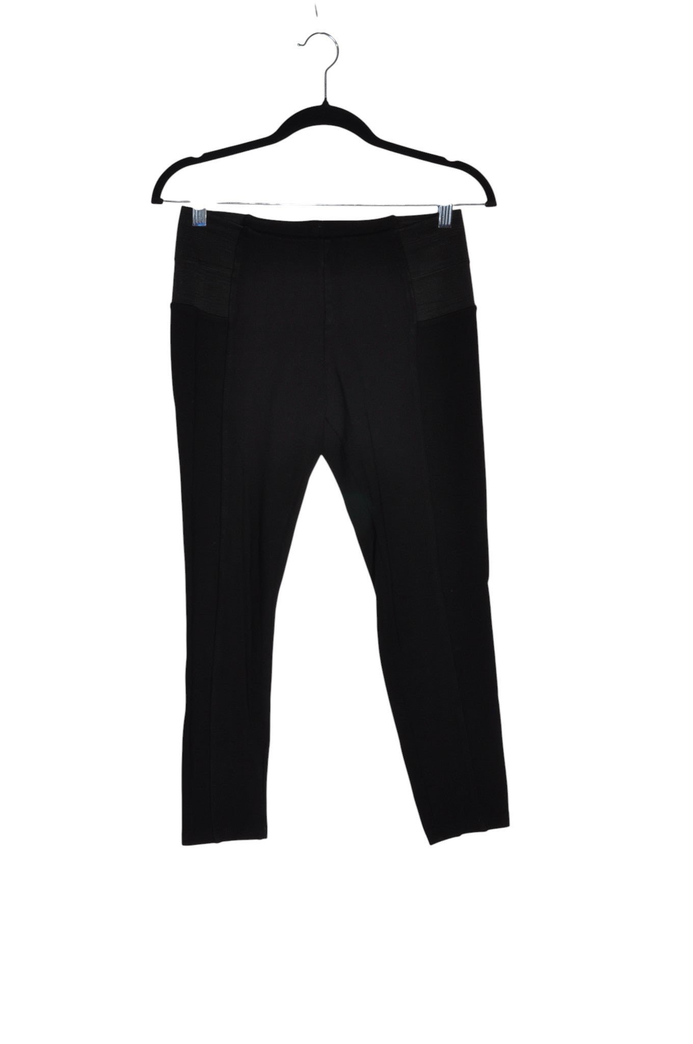 ZARA Women Work Pants Regular fit in Black - M