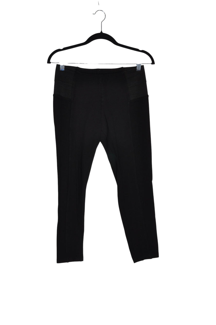 ZARA Women Work Pants Regular fit in Black - M