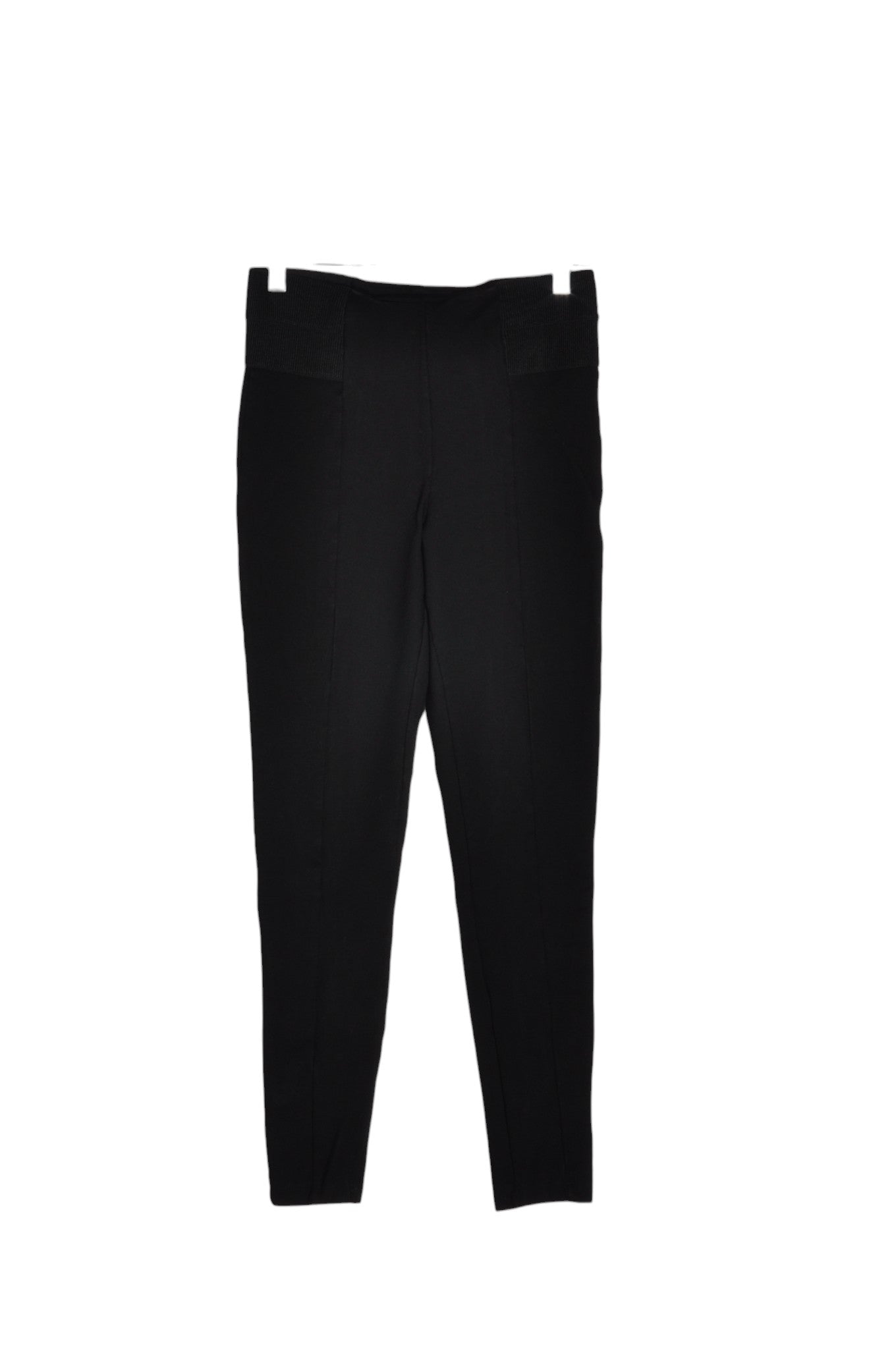 ZARA Women Work Pants Regular fit in Black - S