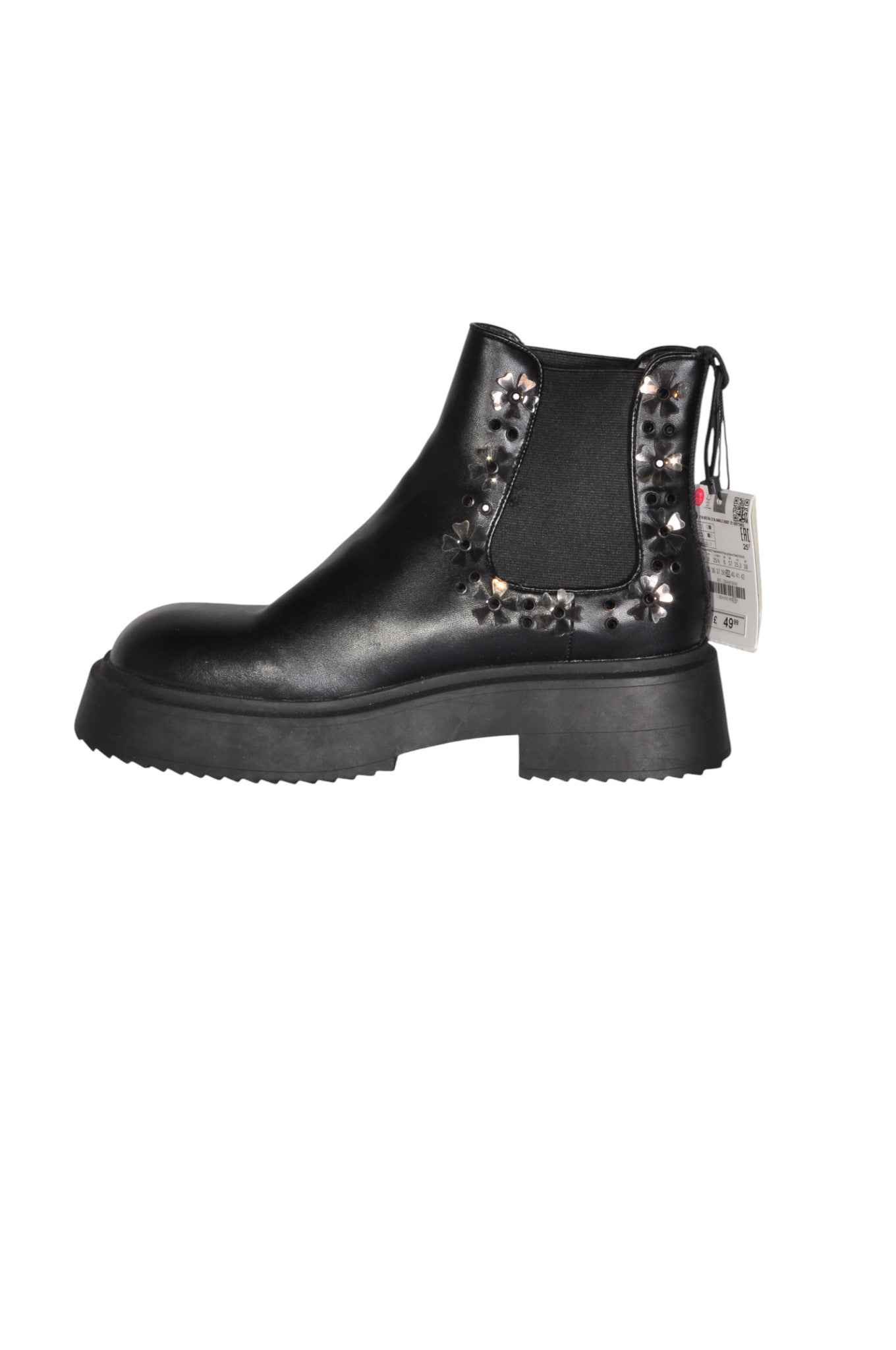 ZARA Women Boots Regular fit in Black - 39
