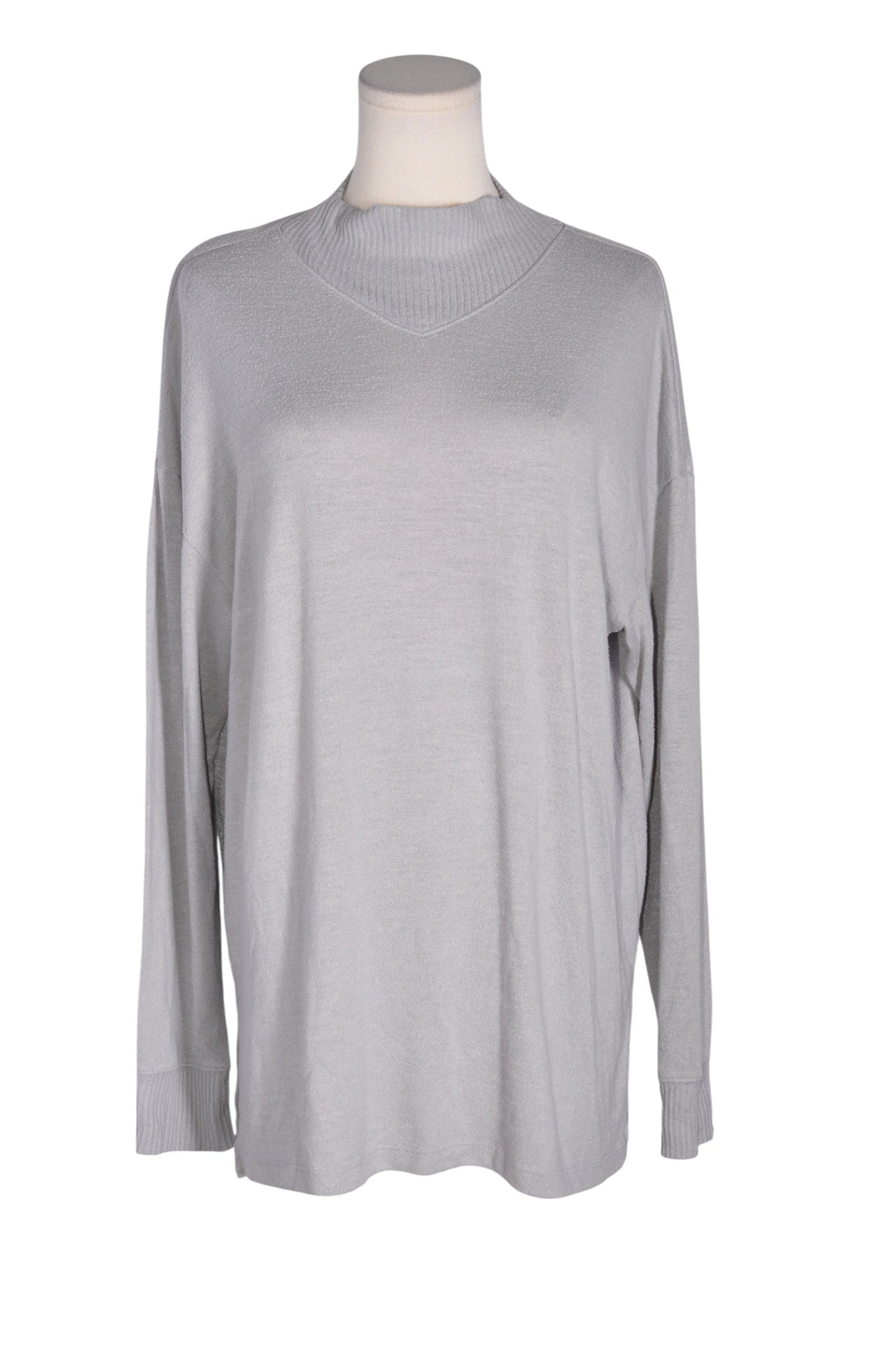 ABERCROMBIE & FITCH Women Knit Tops Regular fit in Gray - L