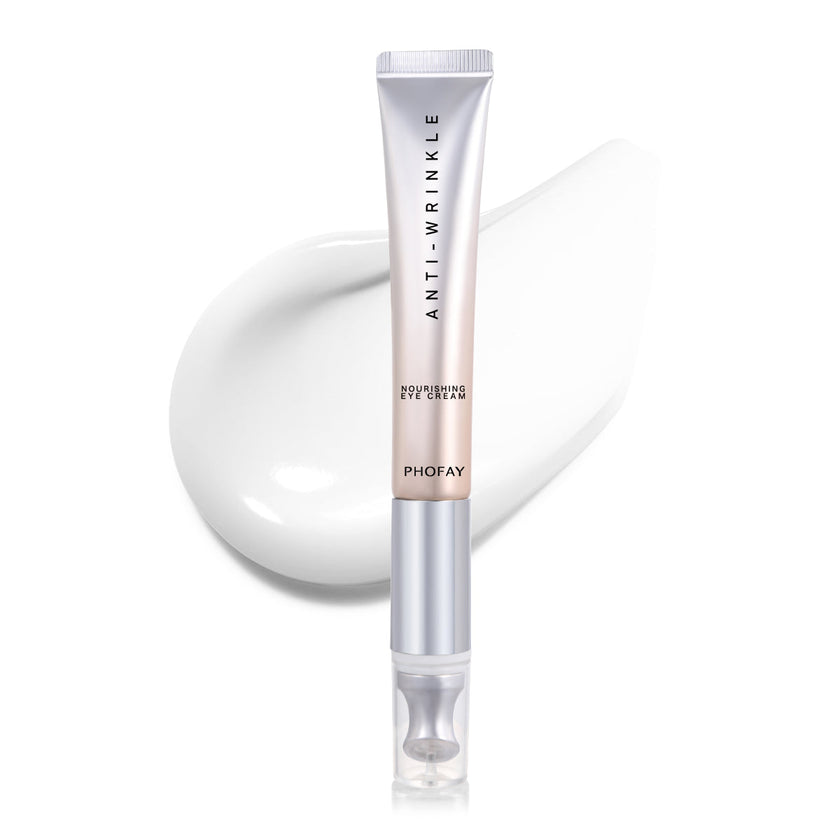 PHOFAY Anti-Wrinkle Moisturizing Eye Cream with Massage Head – 14ML