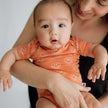 Baby Short Sleeve Bamboo Onesie | Paradise Floral