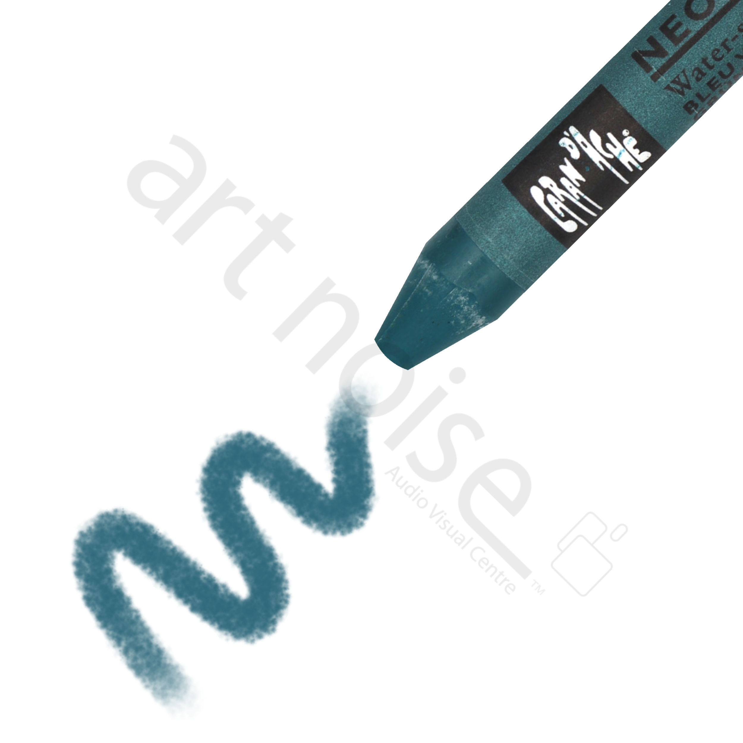 Caran d'Ache - Classic Neocolor II Water Soluble Wax Crayon - Blues and Greens