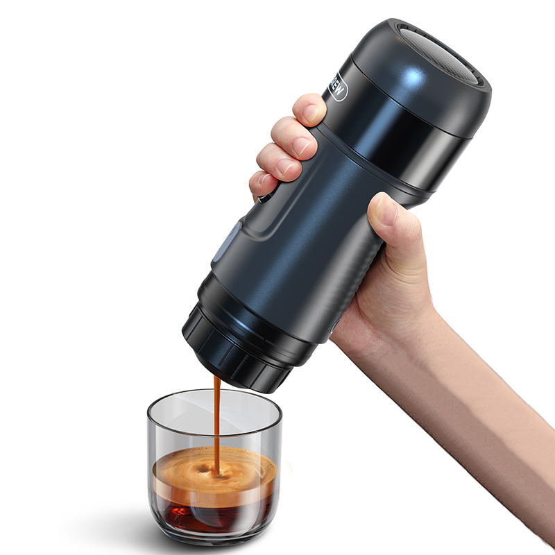 HiBREW Portable Espresso Machine — Mini Handheld Coffee Maker for Travel, Home & Outdoors