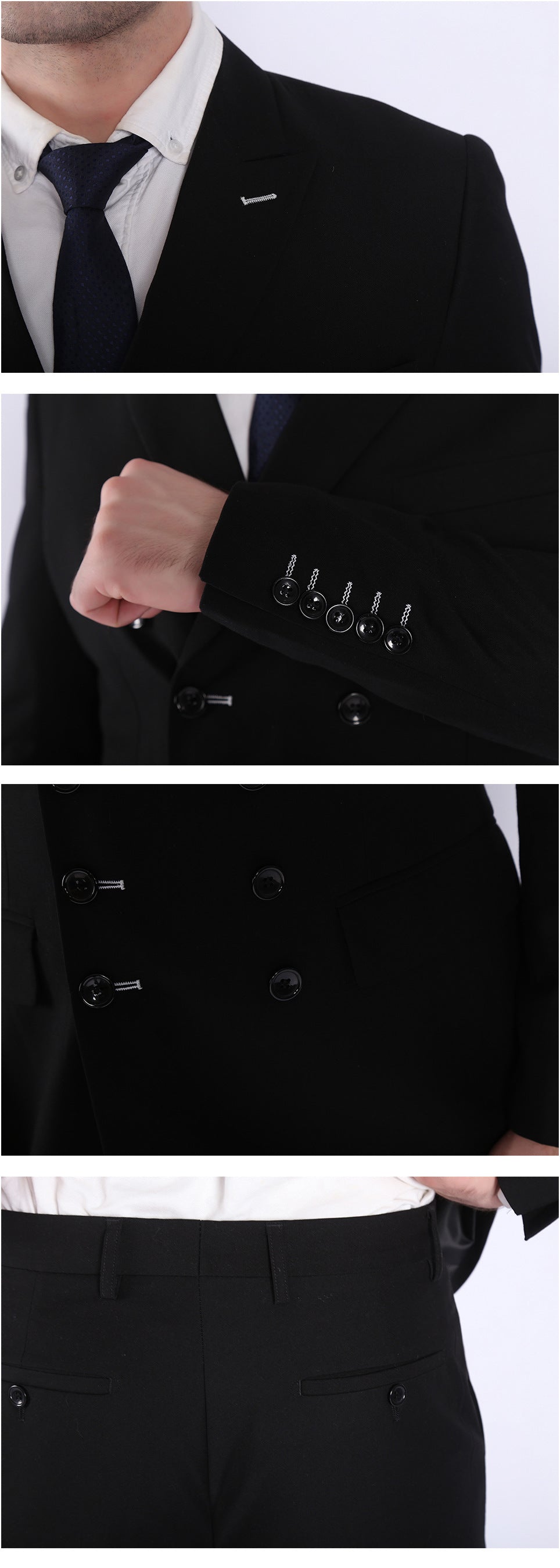 Men's Professional Business Suit – Slim Fit 2-Piece Formal Suit Canada & USA (S–4XL)