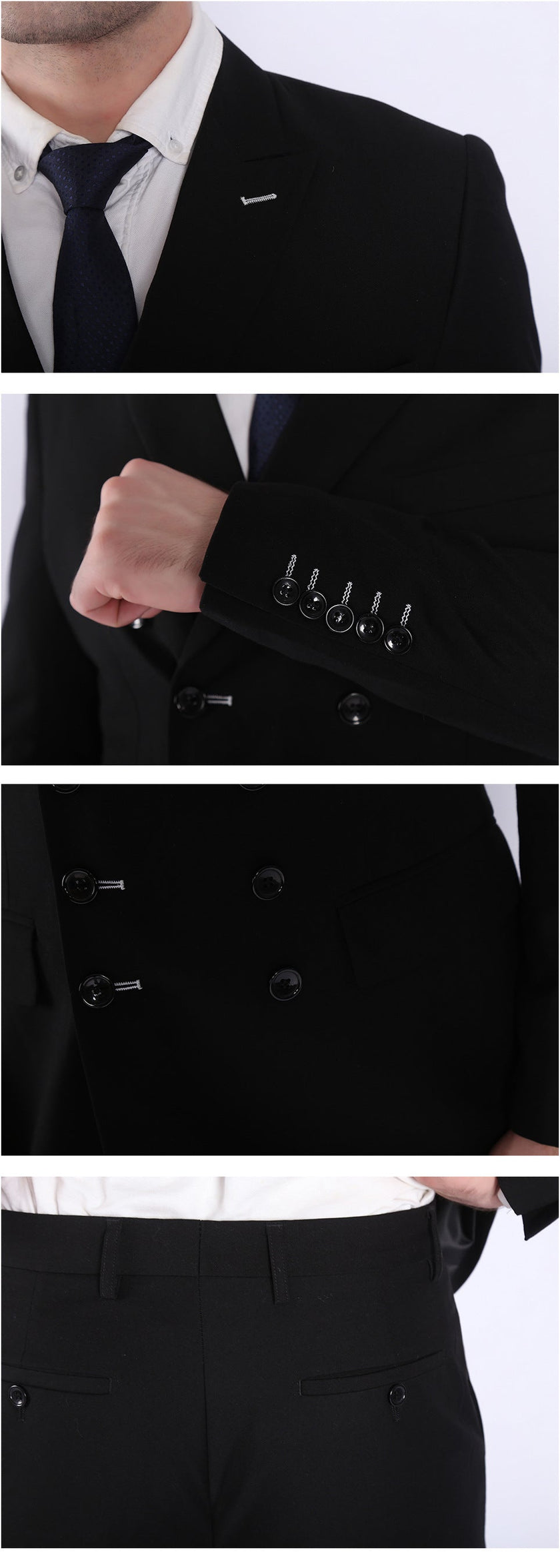 Men's Professional Business Suit – Slim Fit 2-Piece Formal Suit Canada & USA (S–4XL)