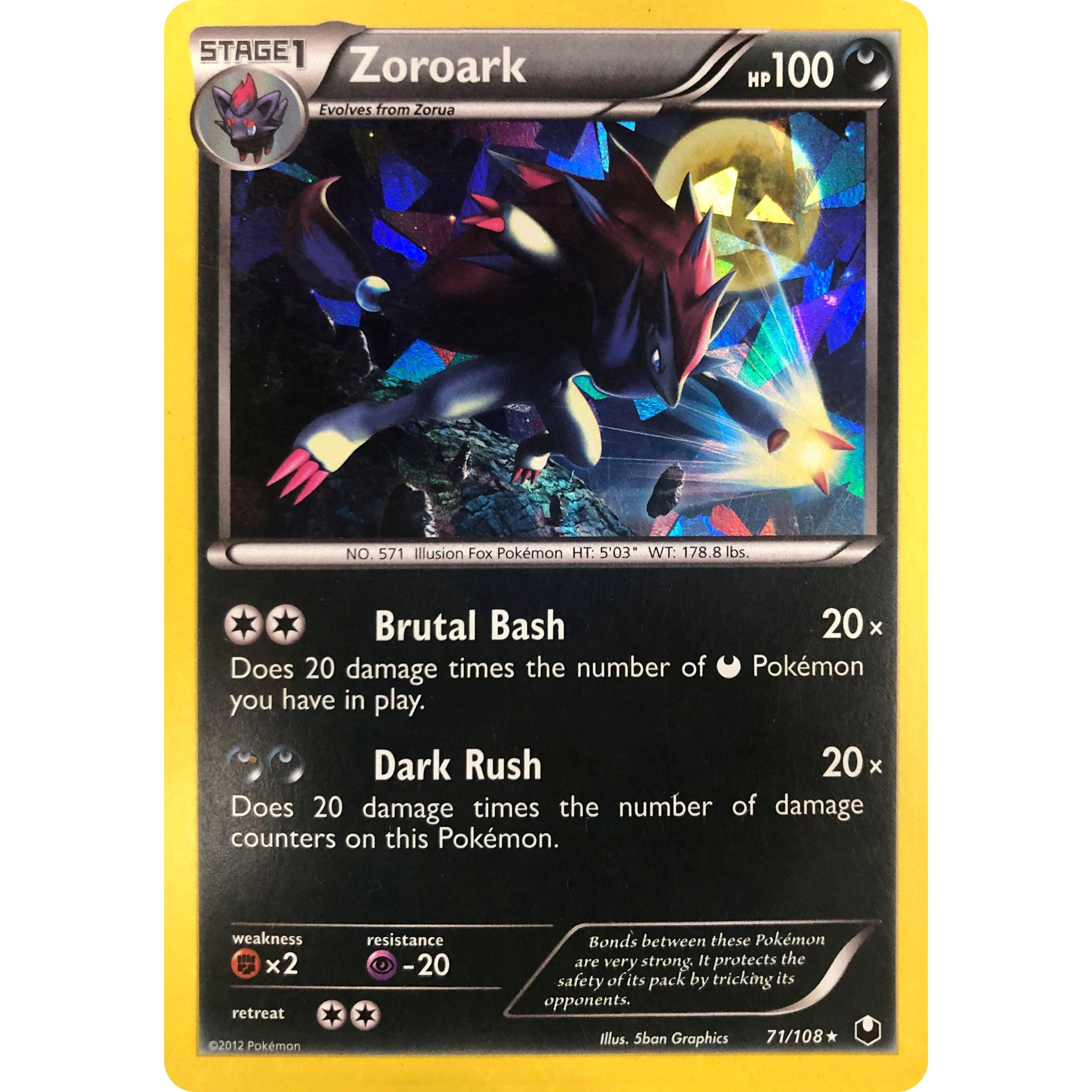 Zoroark - 71/108 (Cracked Ice Holo) (071/108) (PR)