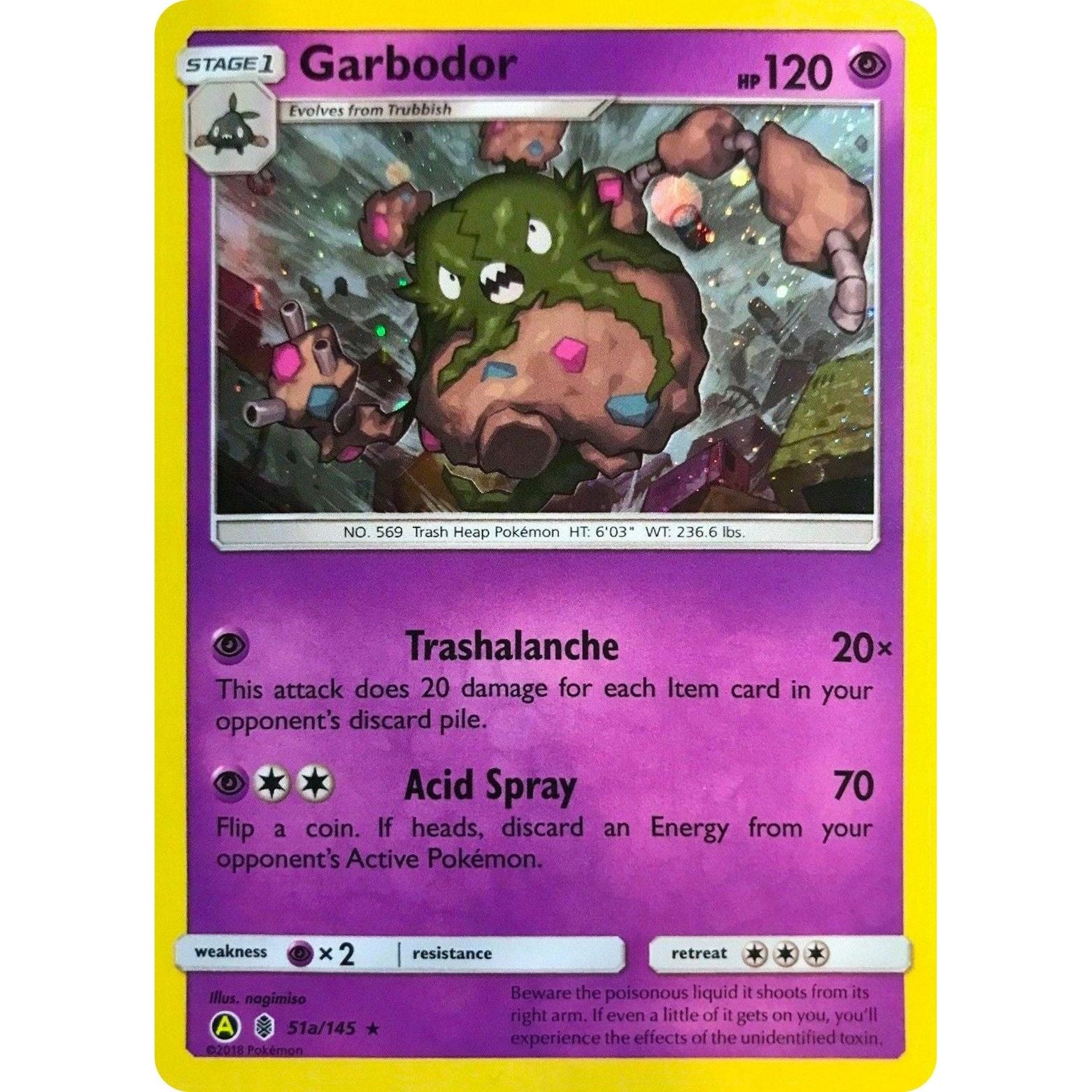Garbodor - 51a/145 (Cosmos Holo) (051a/145) (PR)