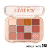 PHOFAY 12-Color Eyeshadow Palette – Matte & Shimmer Blendable Shades (4 Colour Sets)