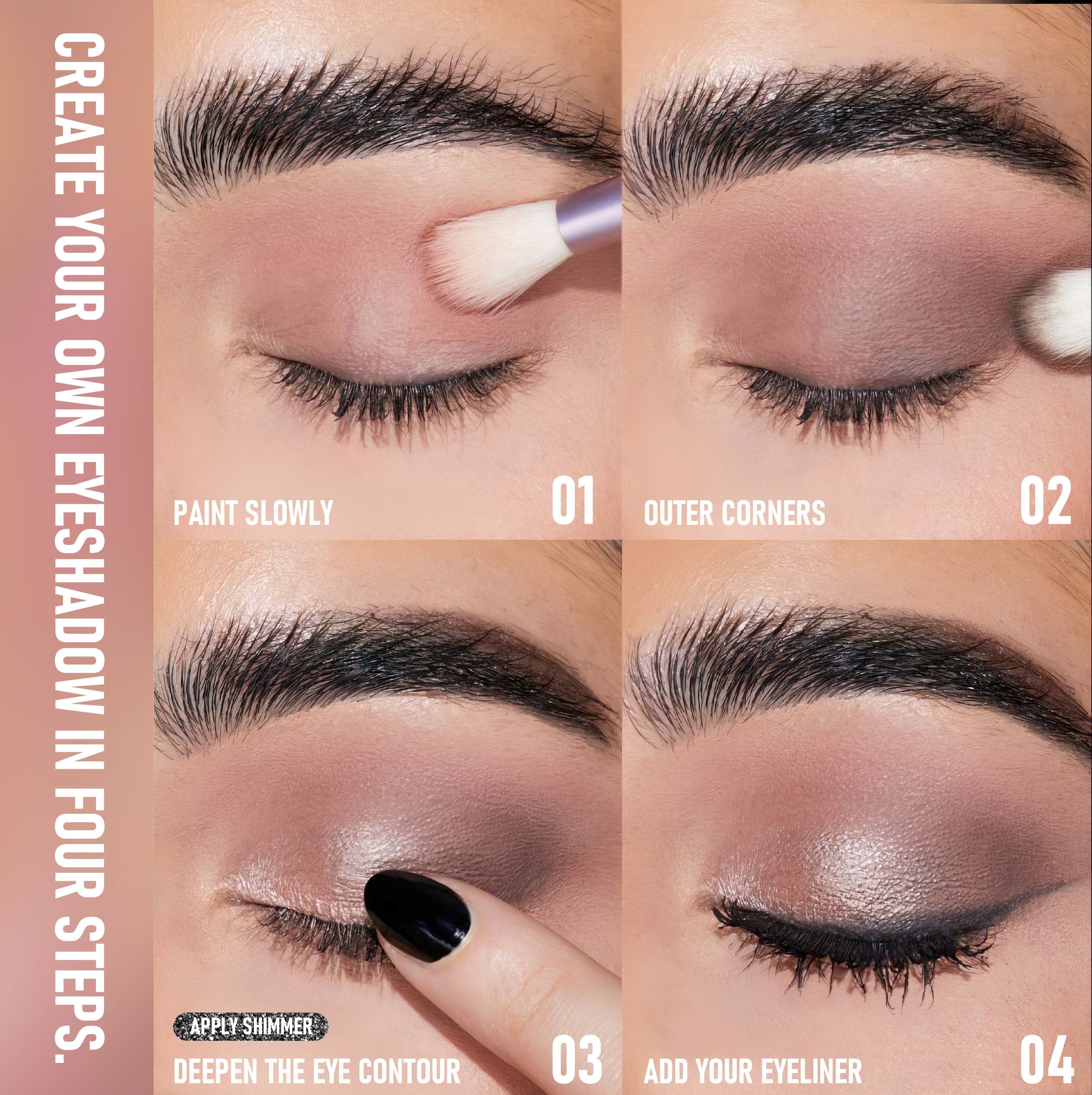 PHOFAY 12-Color Eyeshadow Palette – Matte & Shimmer Blendable Shades (4 Colour Sets)