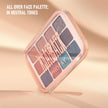 PHOFAY 12-Color Eyeshadow Palette – Matte & Shimmer Blendable Shades (4 Colour Sets)