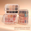PHOFAY 12-Color Eyeshadow Palette – Matte & Shimmer Blendable Shades (4 Colour Sets)