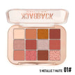 PHOFAY 12-Color Eyeshadow Palette – Matte & Shimmer Blendable Shades (4 Colour Sets)