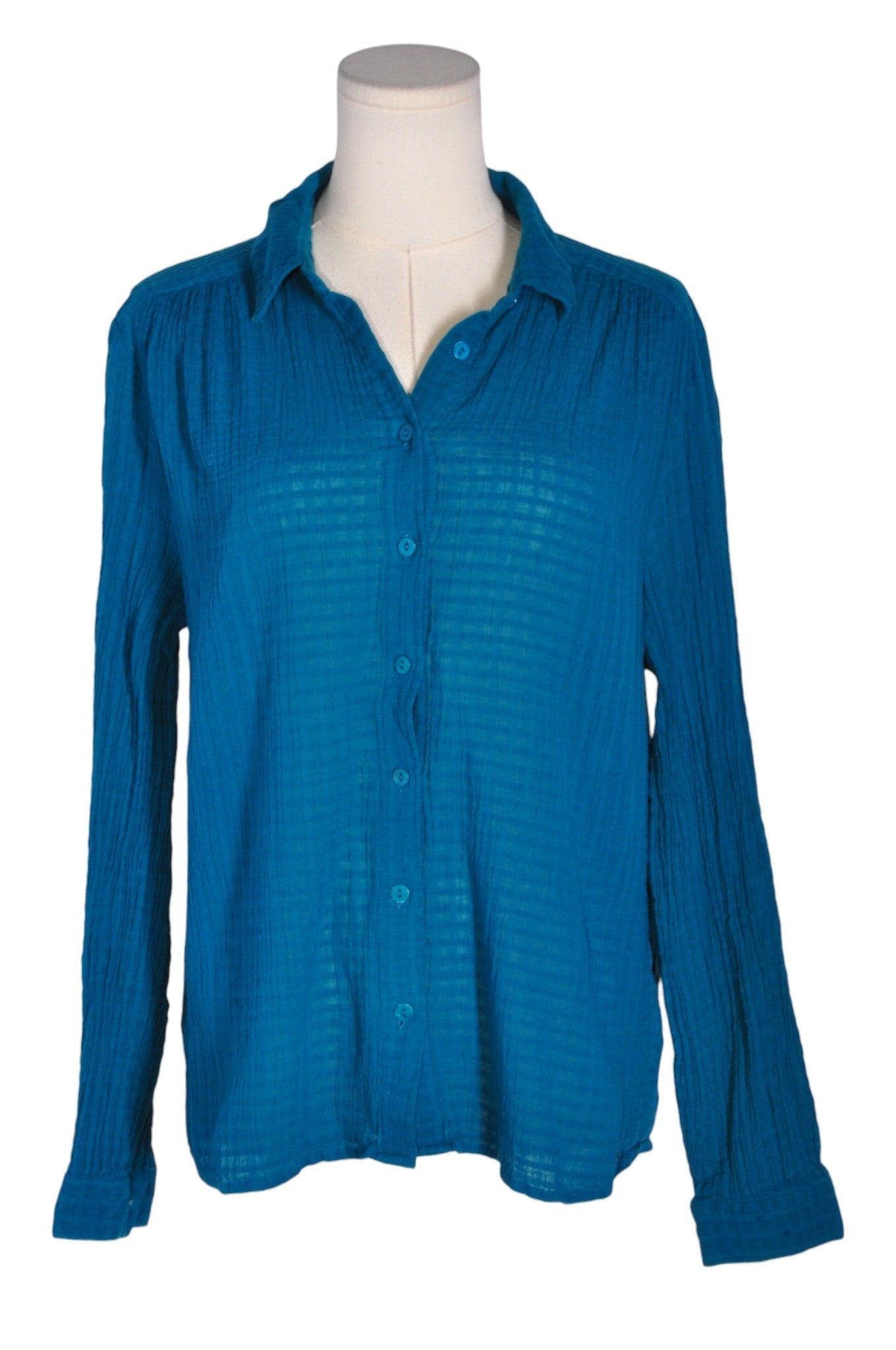NORTHERN REFLECTIONS Women Button Down Tops Regular fit in Blue - L