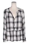 NORTHERN REFLECTIONS Women Button Down Tops Regular fit in Gray - L