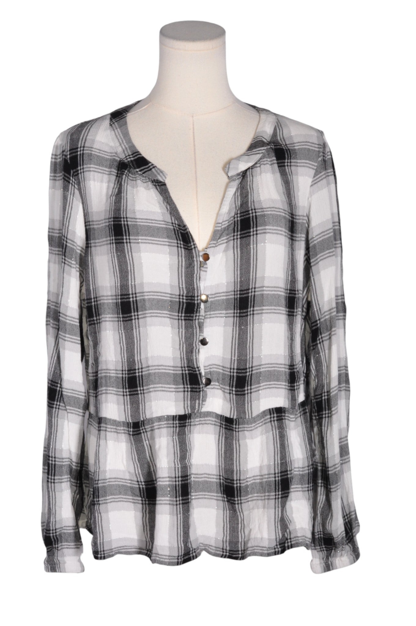 NORTHERN REFLECTIONS Women Button Down Tops Regular fit in Gray - L