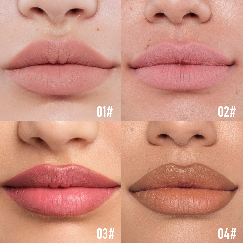 Double-Head Non-Stick Lip Gloss – 8 Shades + Full Set | Long-Lasting Colour
