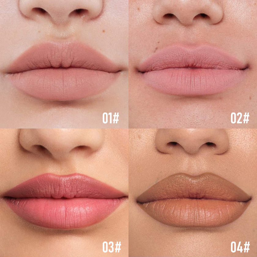 Double-Head Non-Stick Lip Gloss – 8 Shades + Full Set | Long-Lasting Colour