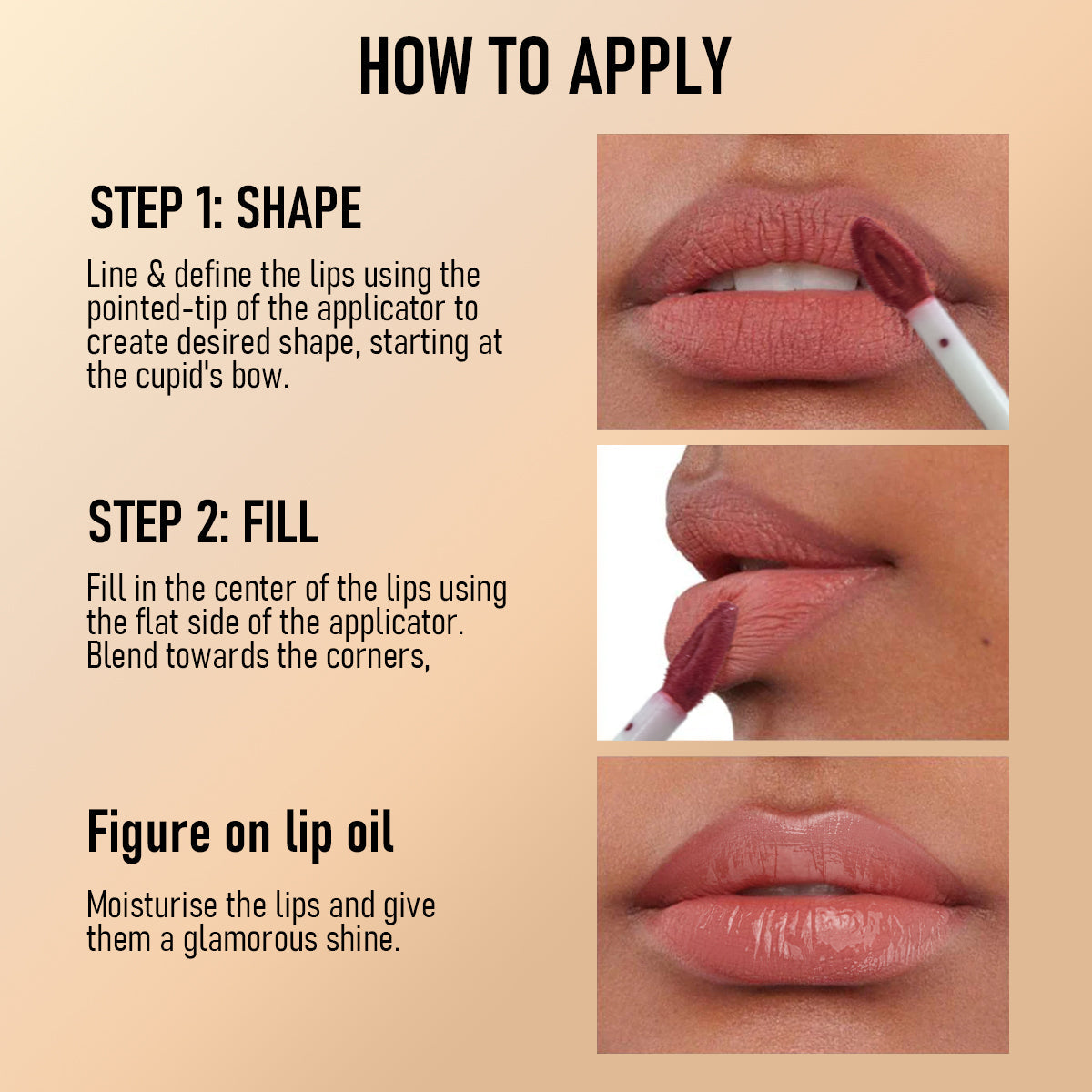 Double-Head Non-Stick Lip Gloss – 8 Shades + Full Set | Long-Lasting Colour