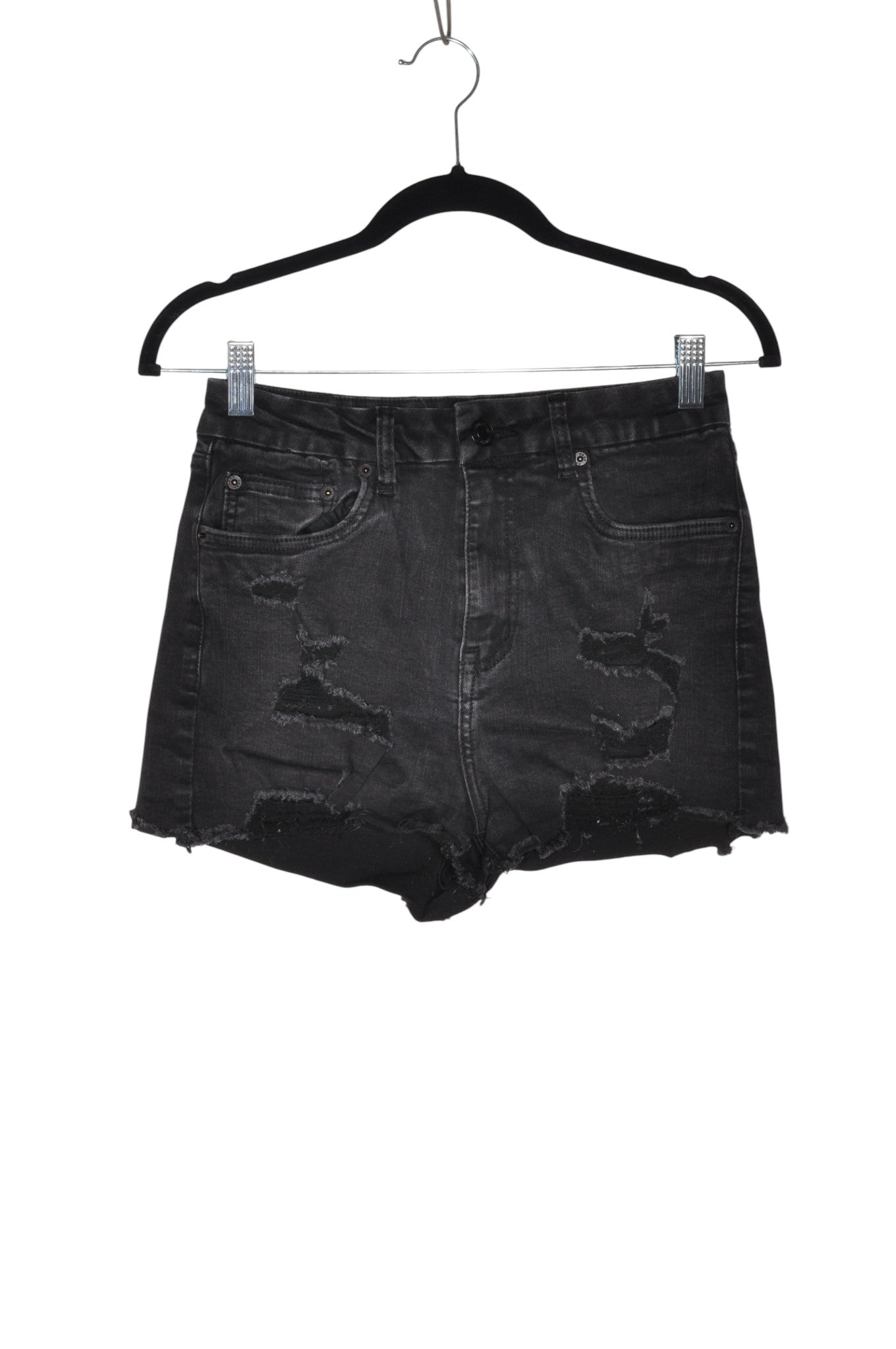 AEROPOSTALE Women Denim Shorts Regular fit in Black - 0