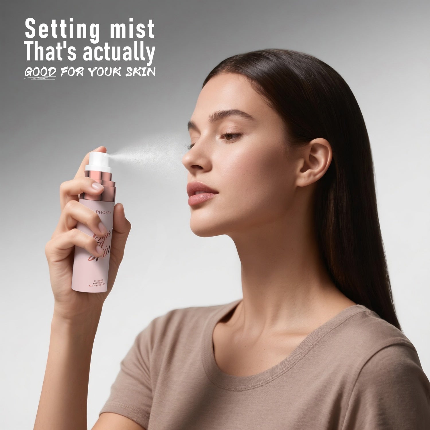 PHOFAY Moisturizing Setting Spray – Long-Lasting Makeup Fixer & Hydrating Mist (100ml)