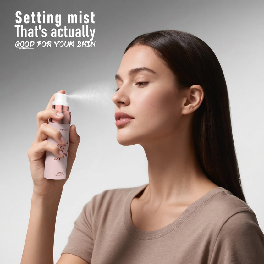 PHOFAY Moisturizing Setting Spray – Long-Lasting Makeup Fixer & Hydrating Mist (100ml)