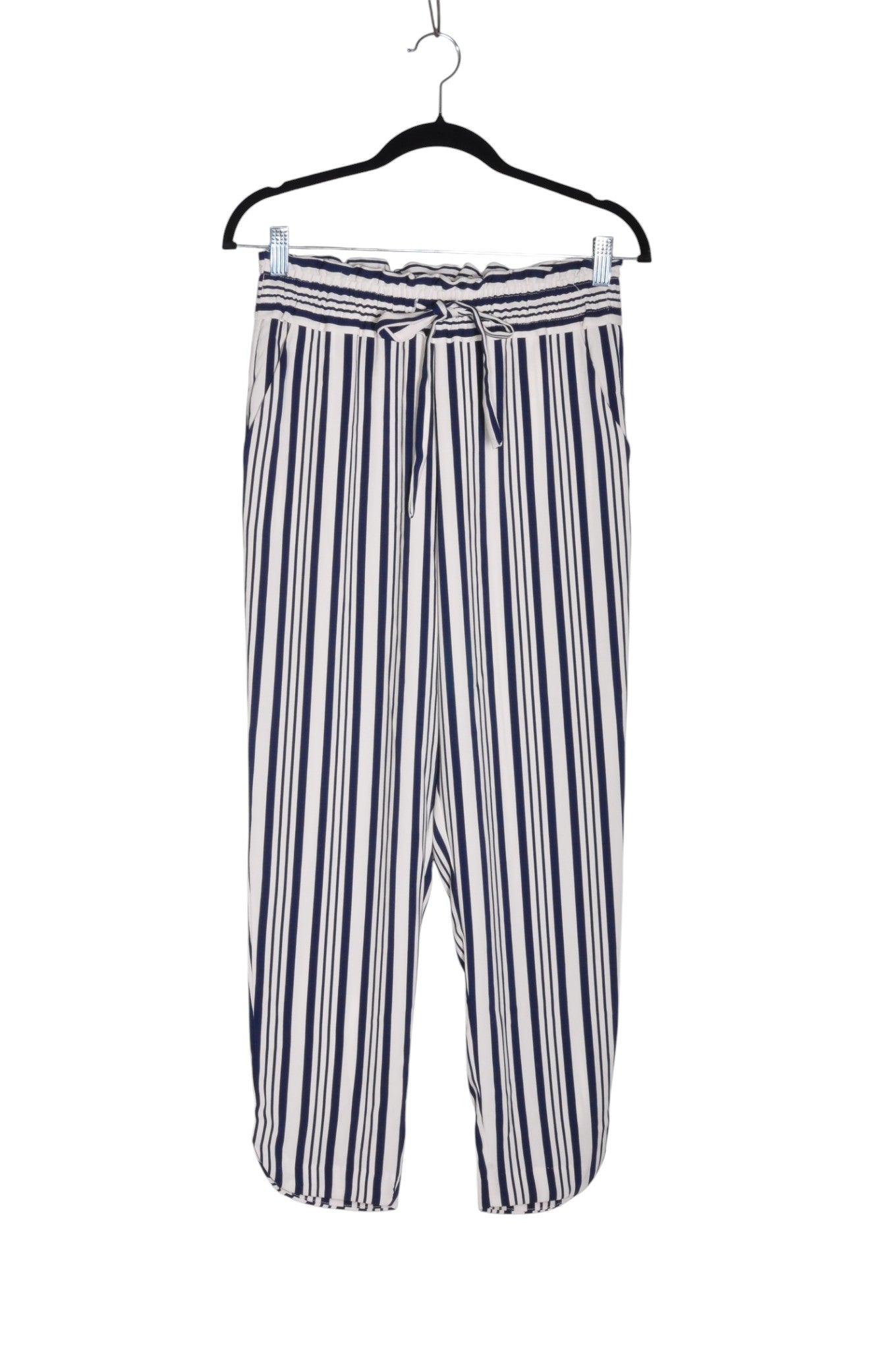 ZARA Women Work Pants Regular fit in White - XS