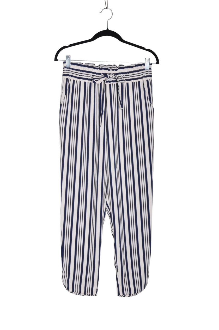 ZARA Women Work Pants Regular fit in White - XS