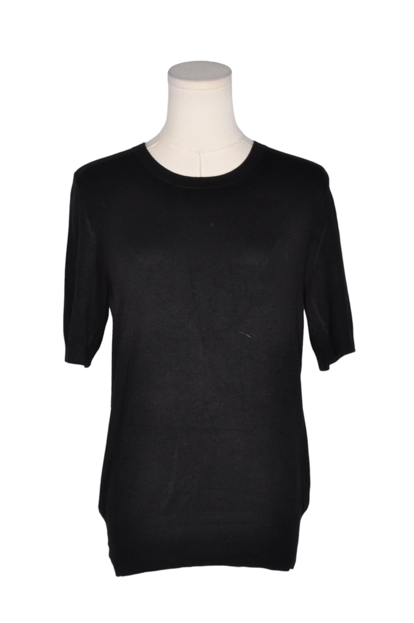 ZARA Women Knit Tops Regular fit in Black - M