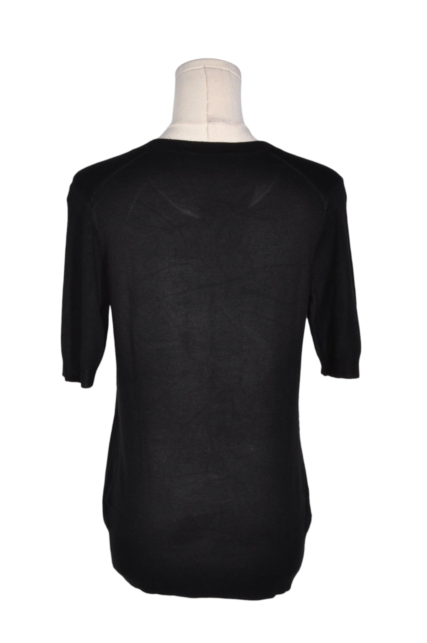 ZARA Women Knit Tops Regular fit in Black - M