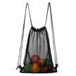 Reusable Shopping Bags Mesh Drawstring Transparent Handbag